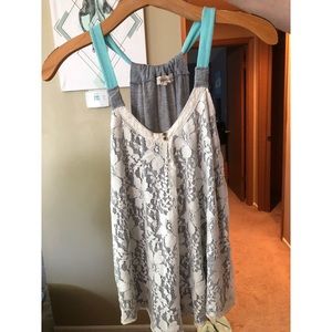 Lace Floral Tank Top